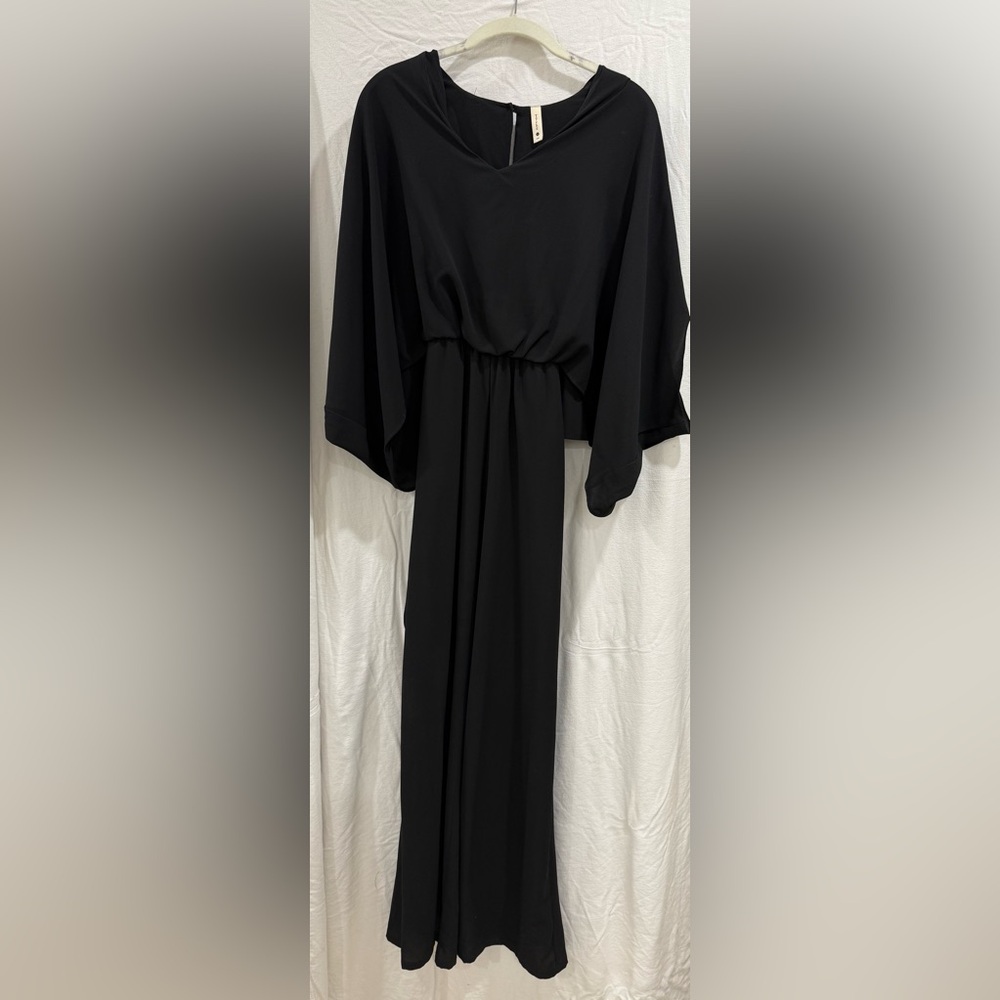 Tyche Black Long Sleeve Dress